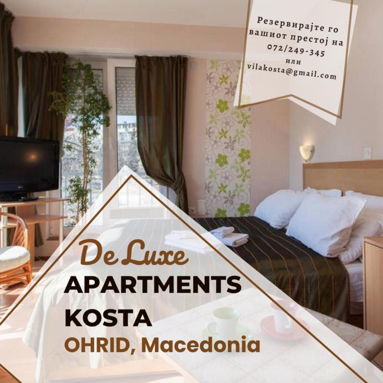 De Lux Apartments Kosta Center Ohrid Exterior photo